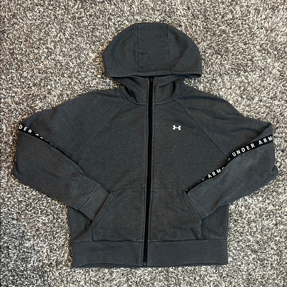 Under Armour Charcoal Full-Zip Hoodie